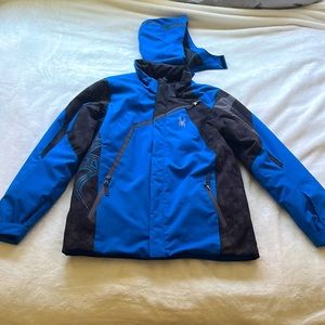Spyder Boys Ski Jacket Blue